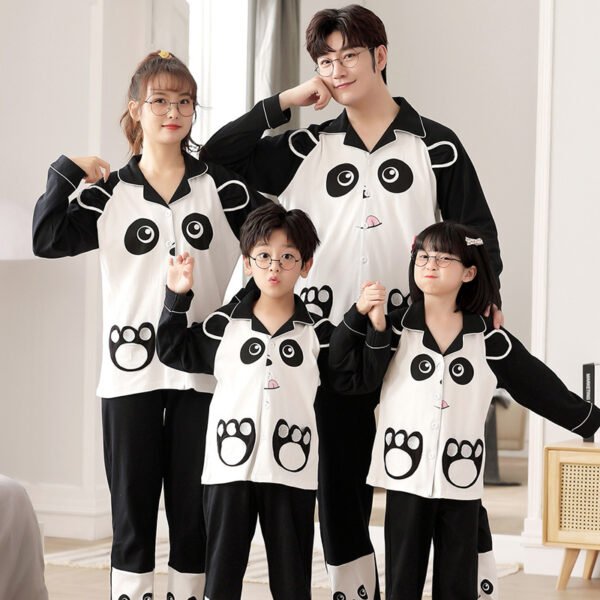 New Family Cotton Pajamas Long Sleeve Thin Style - Image 6