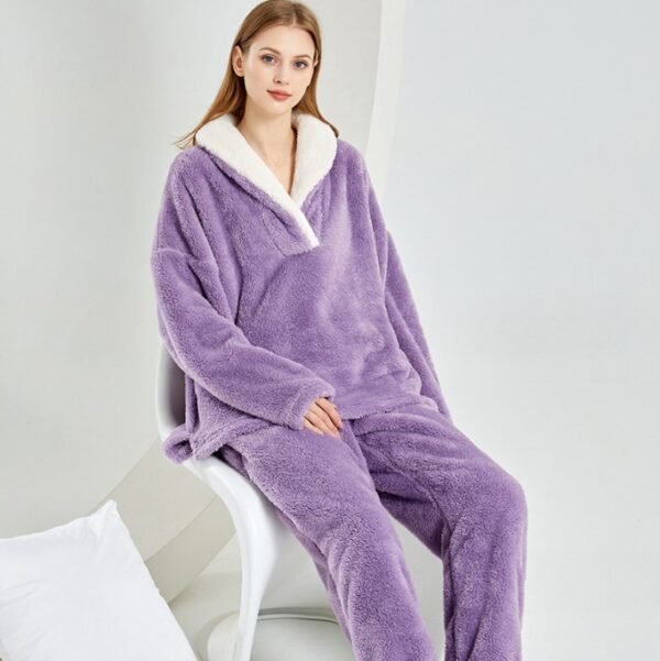 Flannel Warm Pajamas Set - Image 7